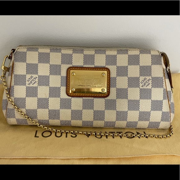 LOUIS VUITTON Damier Azur Eva Pochette Crossbody - Picture 2 of 16